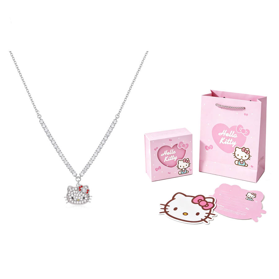 Sanrio X Hello Kitty Hello Kitty Artificial Gemstone Necklaces Women's