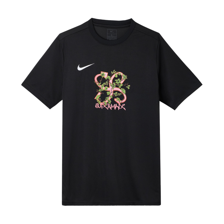 Nike Nike T Shirts Men's Black Crew Neck Moderate Straight Fit