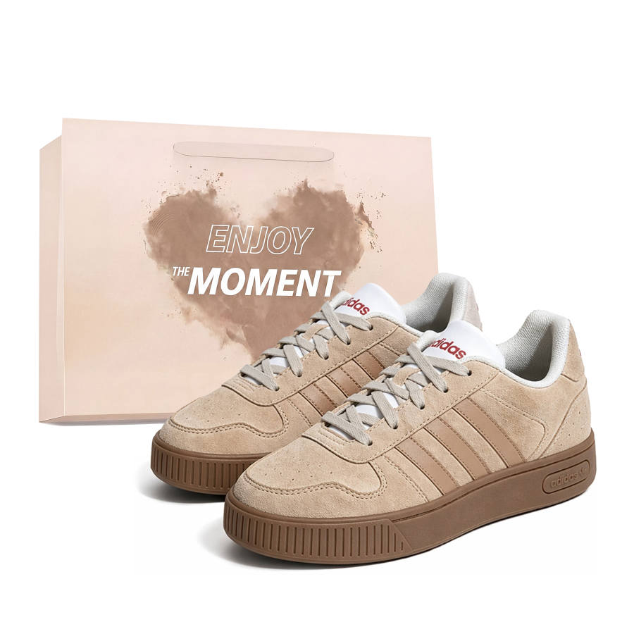 Adidas Adidas Skateboard Shoes Unisex Low Top Beige/Umber/Brown