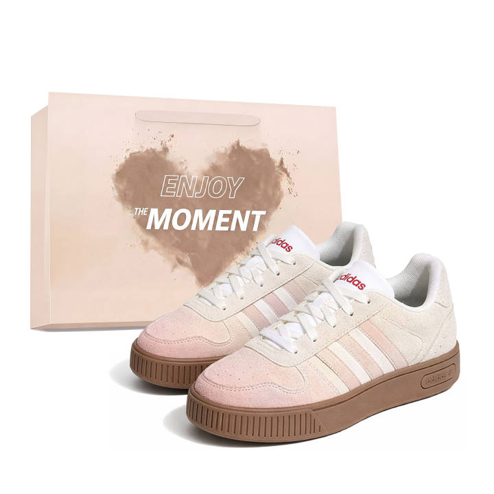 Adidas Adidas D PAD Skateboard Shoes Unisex Low Top Pink/White/Brown