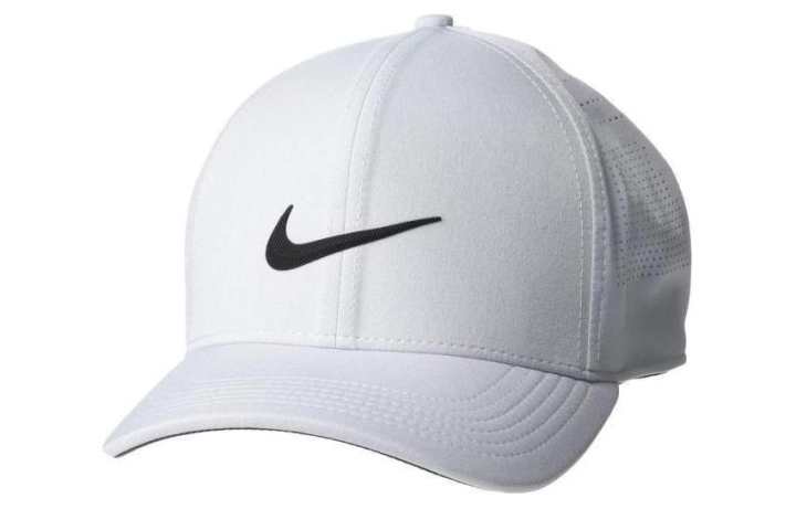 Nike Nike Polyester, Polyester, Elastane Baseball Caps Unisex White