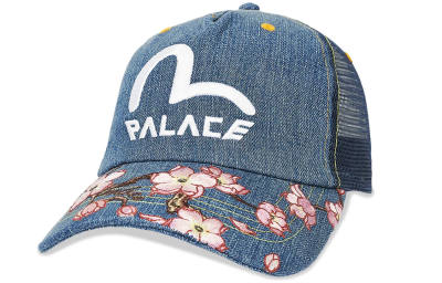 PALACE X Evisu Denim And Mesh Trucker