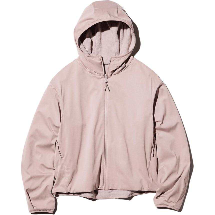 UNIQLO FW26 Jackets Women's Pink Hooded Non Detachable Moderate