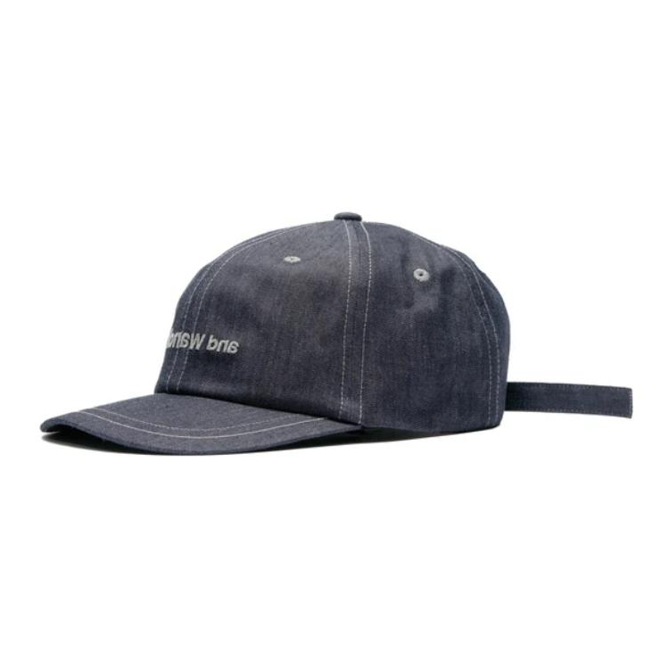 And Wander Logo Dry Denim Cap