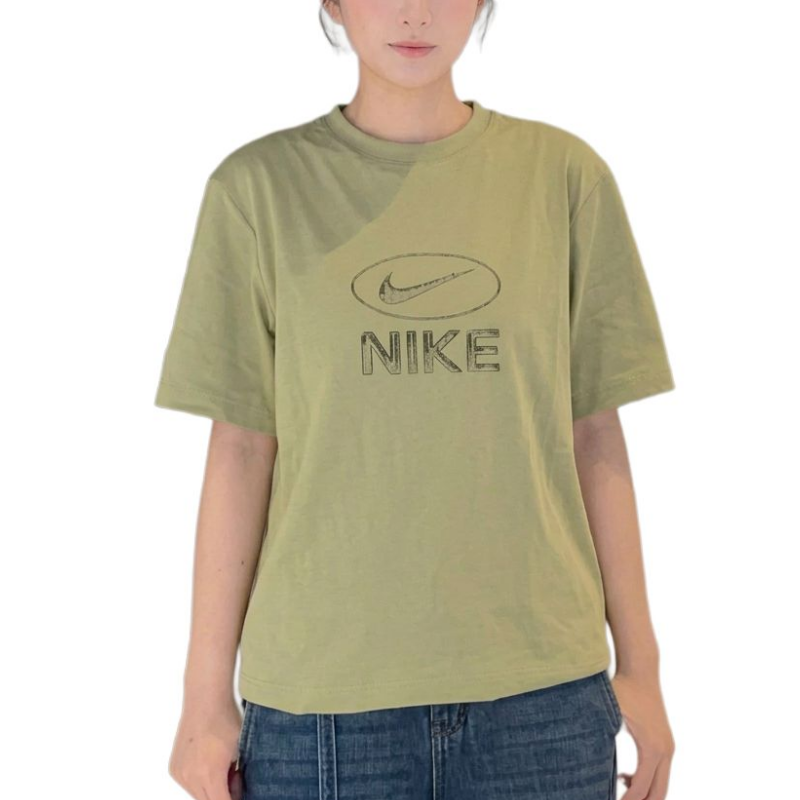 Nike Nike T Shirts Women's Dark Green Crew Neck