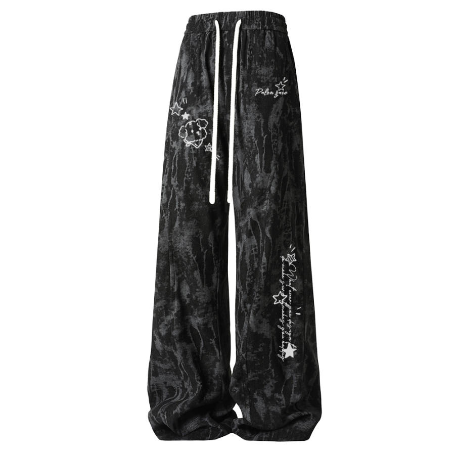 PAL ONGACO Casual Pants Unisex Moderate Straight Fit Pants