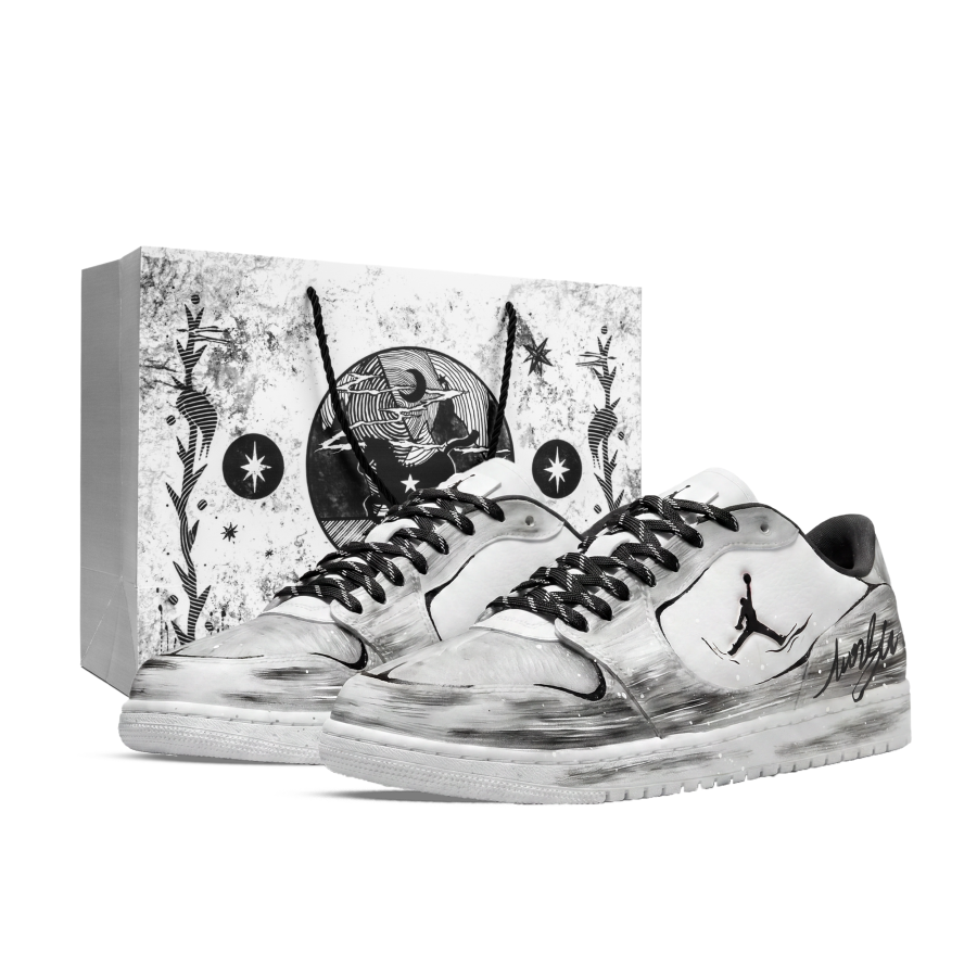Jordan Jordan COURT CONNECT Skateboard Shoes Unisex Low Top White/Gray