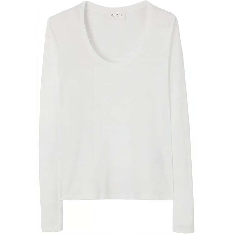 AMERICAN VINTAGE A.M Regular Sleeve T Shirt Women's White