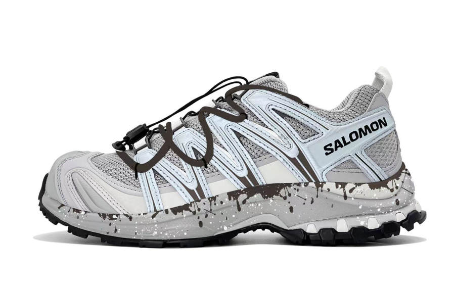 SALOMON XA PRO 3D Running Shoes Unisex Low Top Blue, Brown