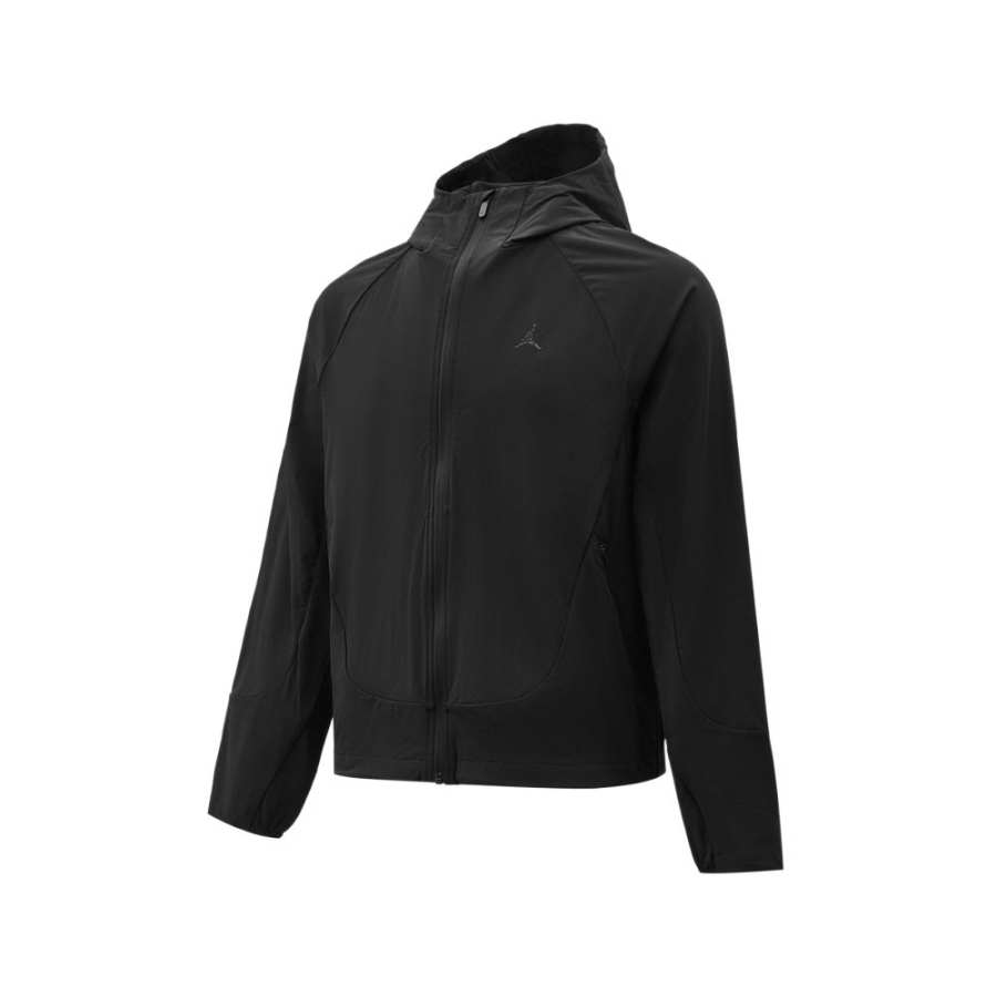 Jordan Jordan As M J Jackets Men's Black Hooded Non Detachable Moderate