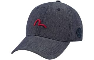 EVISU Cotton Baseball Caps Unisex