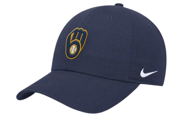 Nike Nike 100% Cotton Baseball Caps Men's Blue