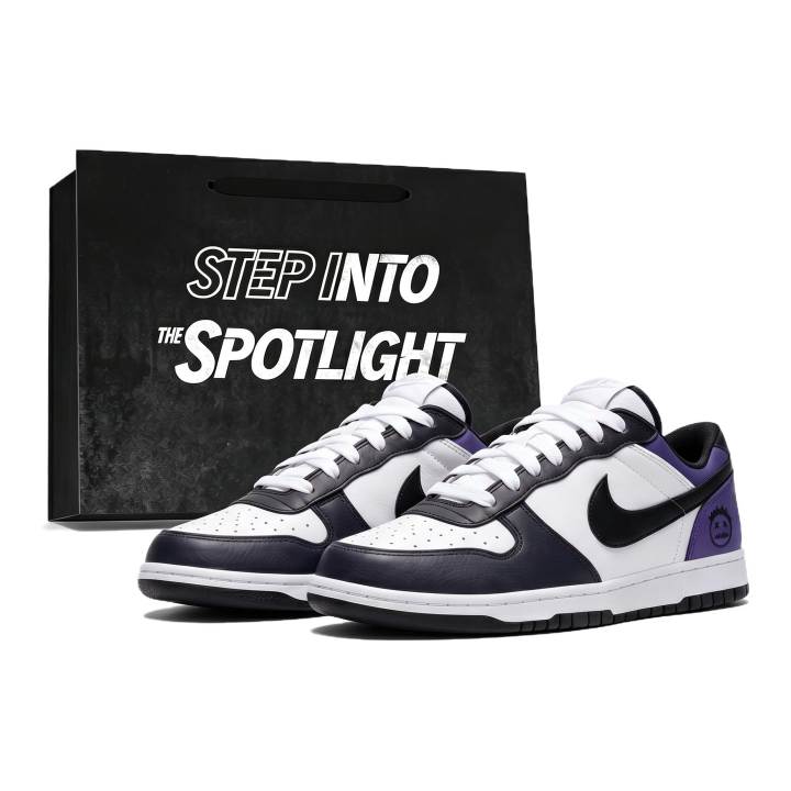 Nike Nike Big Skateboard Shoes Unisex Low Top White