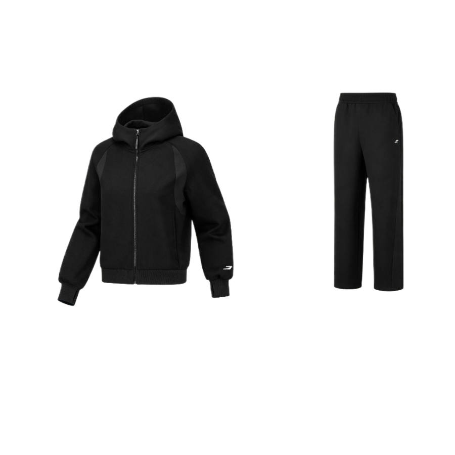 Skechers Casual Suits Women's Carbon Black 0018 2 Pack Hooded Non Detachable Moderate