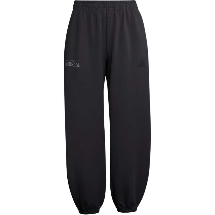 Adidas Adidas Mississippi State Knitted Sweatpants Women's Black Moderate