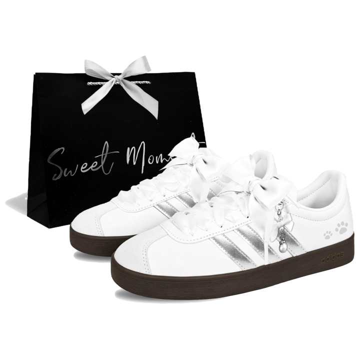 Adidas Adidas VL COURT 2.0 German Army Trainers Unisex Low Top Silver
