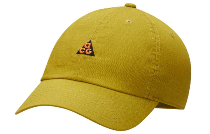 Nike Nike Cotton, Nylon, Elastane, Polyester Baseball Caps Unisex Yellow