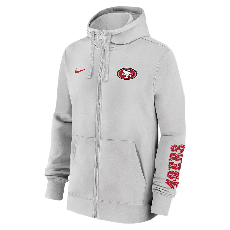 Nike Nike NFL Sweatshirts Men's Gray Hooded Non Detachable Moderate