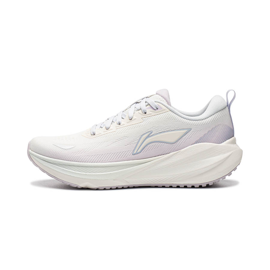 Li-Ning Li Ning My Leap 4V2 Running Shoes Women's Low Top Mist White Plain Purple Pink