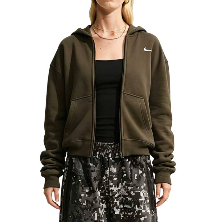 Nike Nike Sweatshirts Women's Dark Hazel/Sail Hooded Non Detachable Moderate