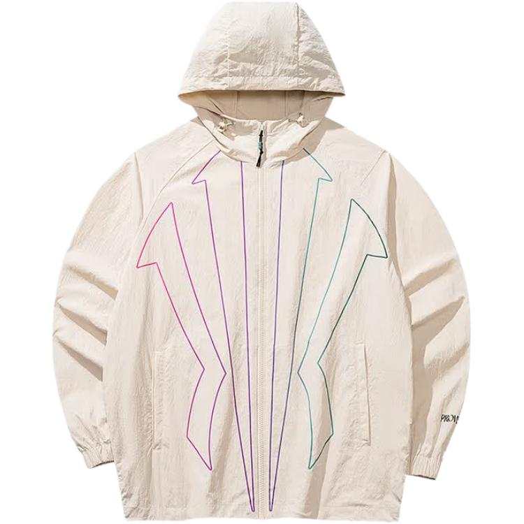 ANTA Basketball Collection Jackets Unisex Mud Gray Hooded Non Detachable Moderate Straight Fit