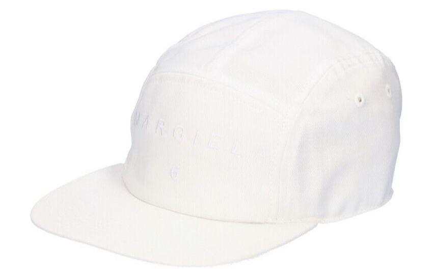 MM6 Maison Margiela Cotton Fabric Baseball Caps Unisex White
