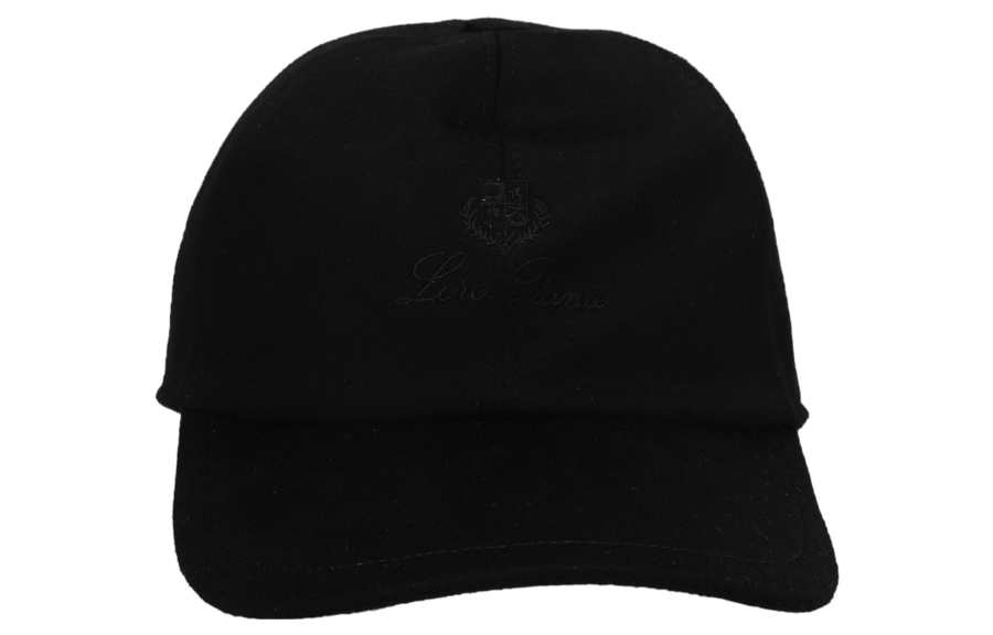 Loro Piana Cashmere Baseball Caps Men's Black