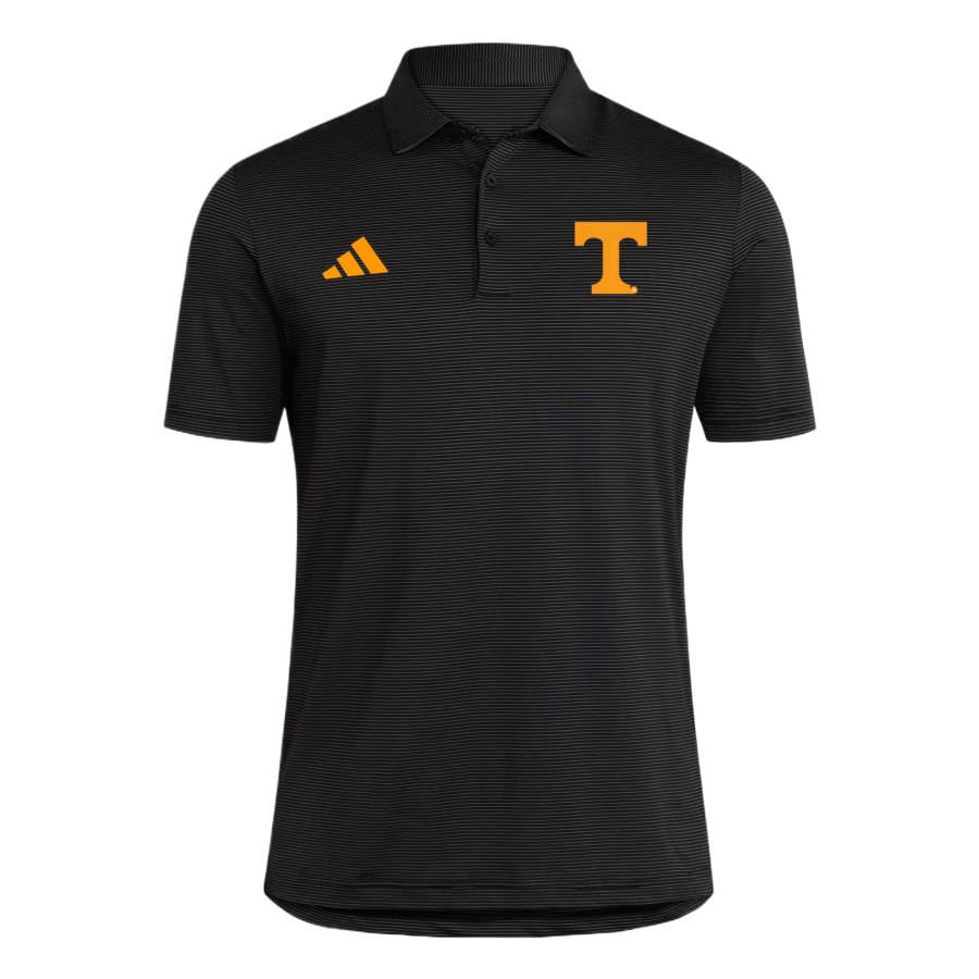 Adidas Adidas Ultimate365 Polo Shirts Men's Black/Bright Orange Polo Collar Moderate Straight Fit