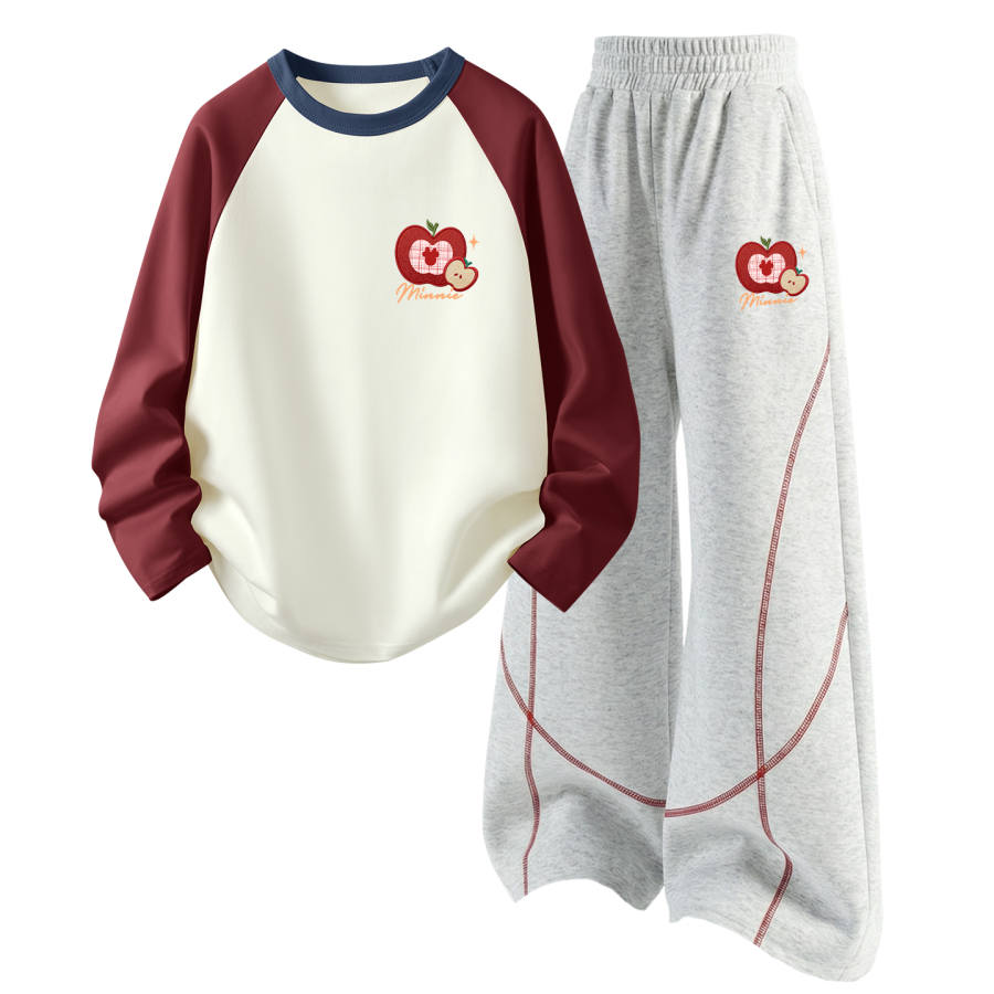 Disney Kids Casual Sportswear Crew Neck Thin Stretch Breathable