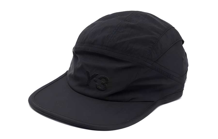 Y-3 Y 3 Nylon Flat Brim Baseball Cap Unisex Black