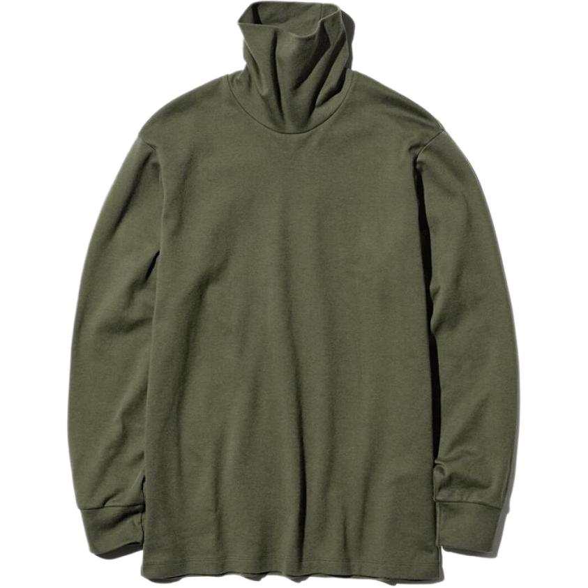 UNIQLO FW26 T Shirts Men's Dark Olive Lapel