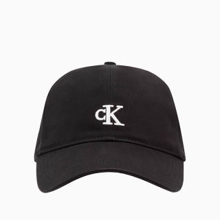 CALVIN KLEIN Cotton Baseball Caps Unisex Black