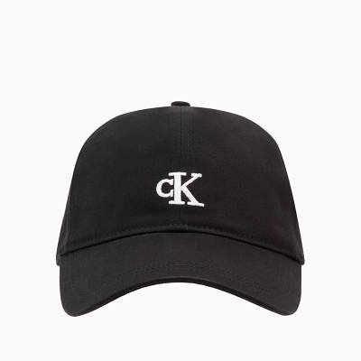 CALVIN KLEIN Cotton Baseball Caps Unisex Black