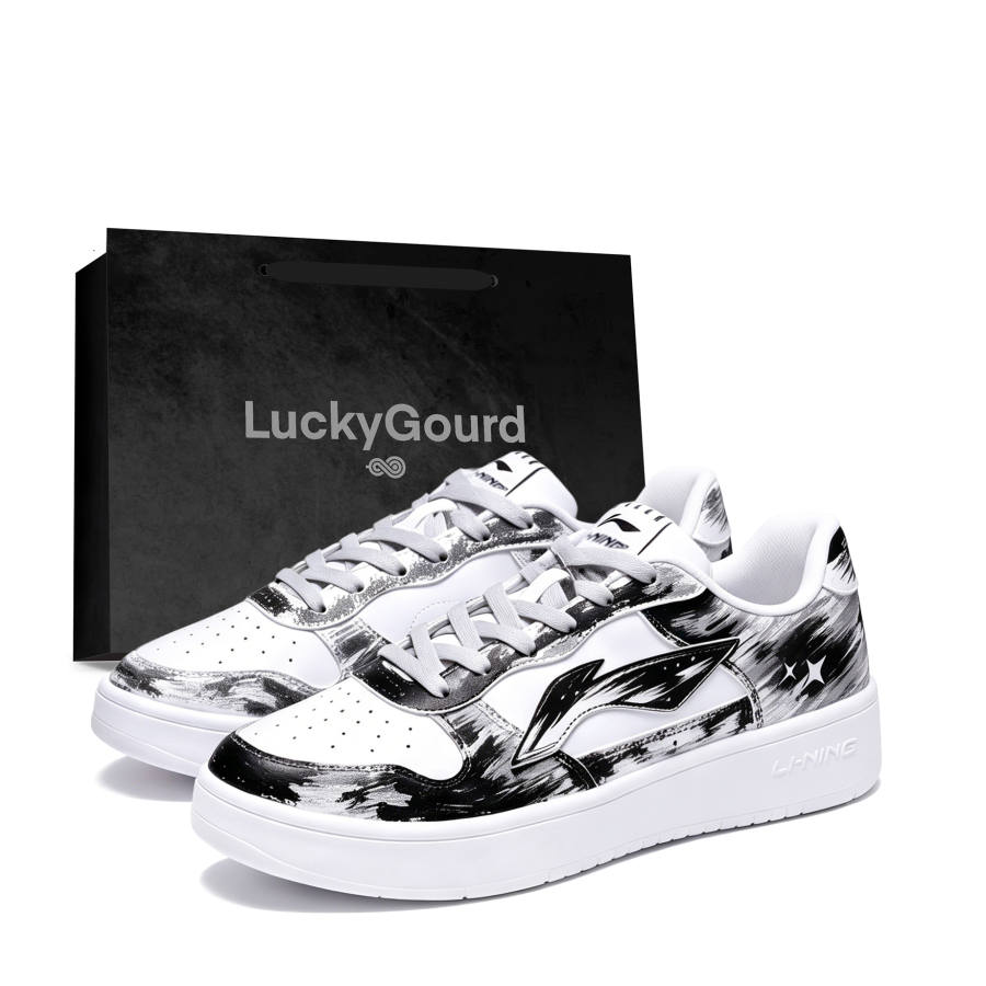 Li-Ning Li Ning Floating Boat Skateboard Shoes Men's Low Top Gray