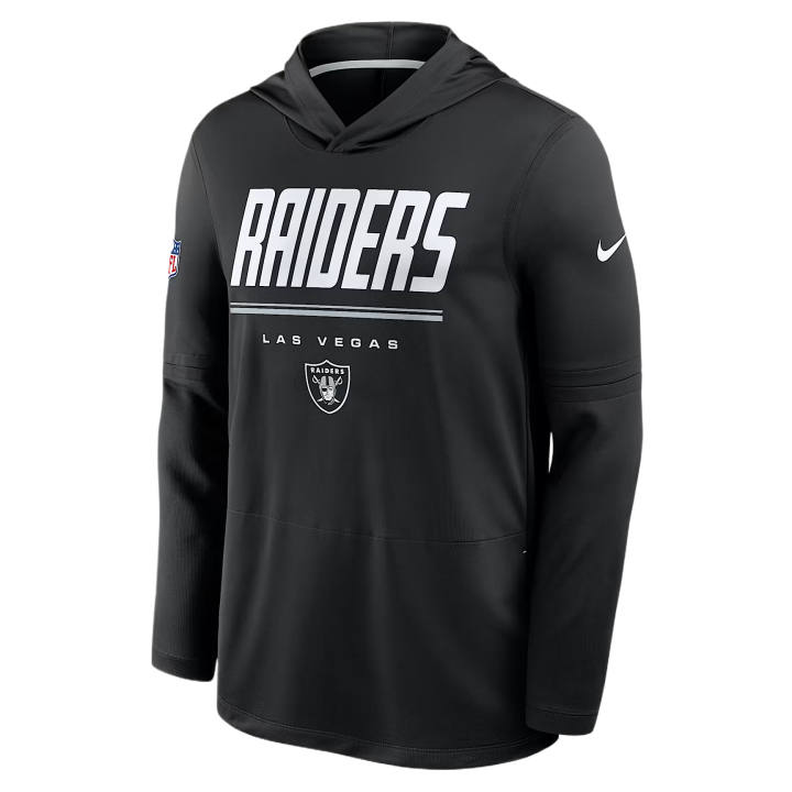 Nike Nike NFL Sweatshirts Men's Black Hooded Non Detachable Moderate