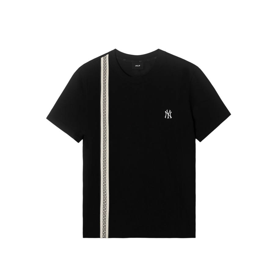 MLB T Shirts Unisex New York Yankees/Black Crew Neck Moderate Straight Fit