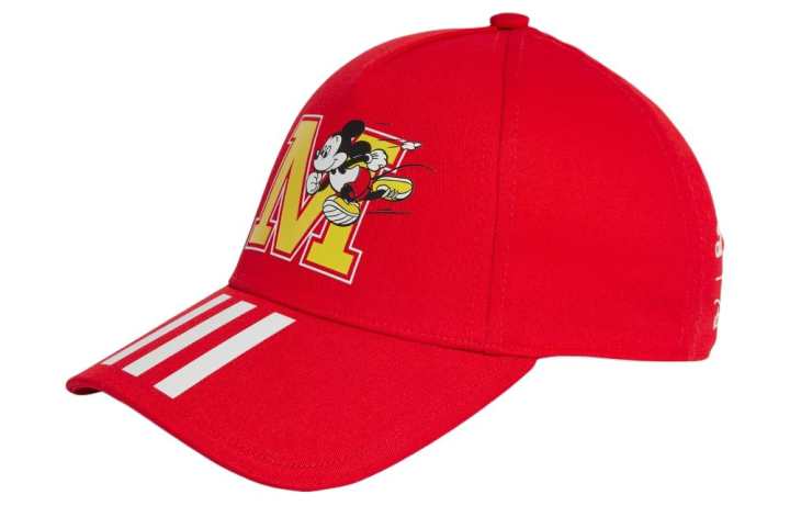 Adidas Adidas x Disney Patterned Print Cotton Baseball Caps Kids' Red