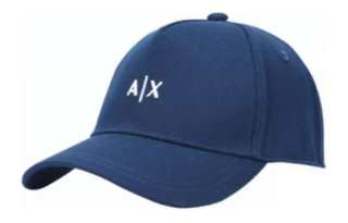 ARMANI EXCHANGE ARMANI EXCHANGEAE Cotton, Polyester Baseball Caps Men's Blue
