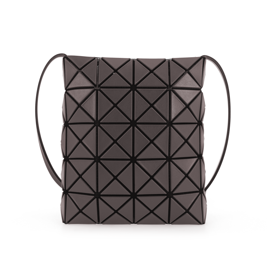 ISSEY MIYAKE Prism Polyvinyl Chloride Crossbody Bag, Shoulder Bag Regular Unisex Charcoal Gray