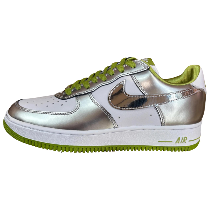 Nike Nike Air Force 1 Skateboard Shoes Unisex Low Top Silver White