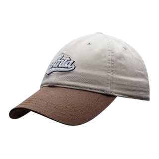 Anta Letter Print Enzyme Wash Baseball Caps Unisex Light Khaki