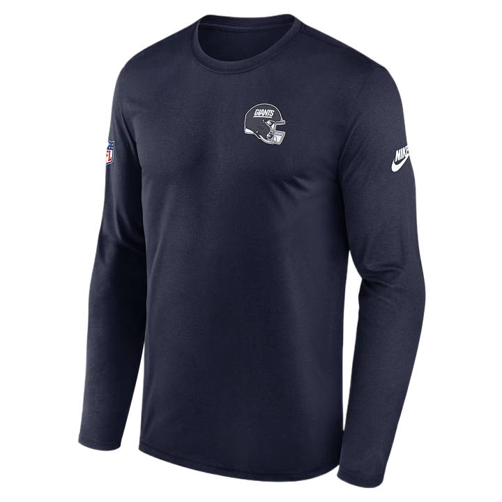 Nike Nike NFL T Shirts Men's Marine Blue Crew Neck Moderate