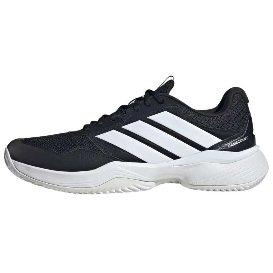 Adidas Adidas Game Court 3 Tennis Shoes Men's Low Top Core Black/Cloud White/Cloud White