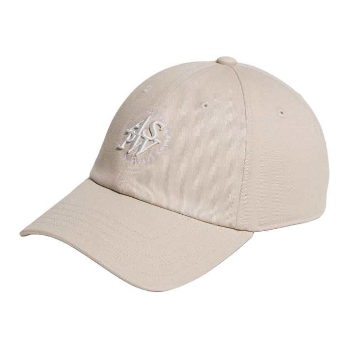 Adidas Adidas Cotton Elastane Baseball Caps Unisex Beige