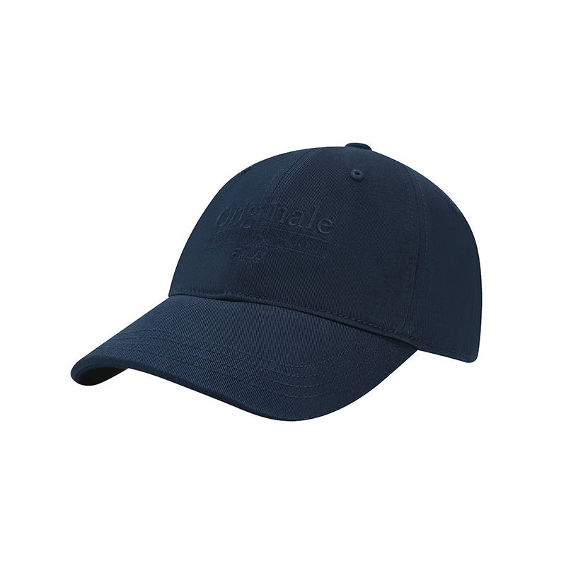 FILA ORIGINALE Cotton Baseball Caps Unisex Cang Sea Blue
