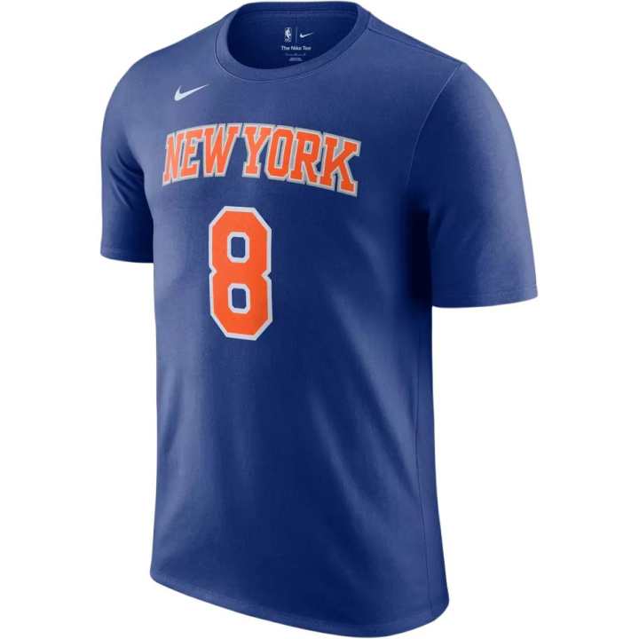 Nike Nike New York Knicks T Shirts Men's Blue Crew Neck