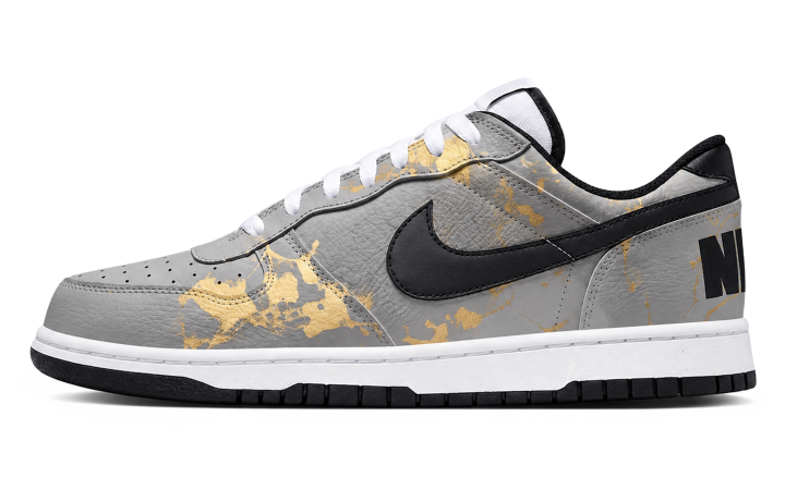 Nike Nike Big Skateboard Shoes Men's Low Top Gold