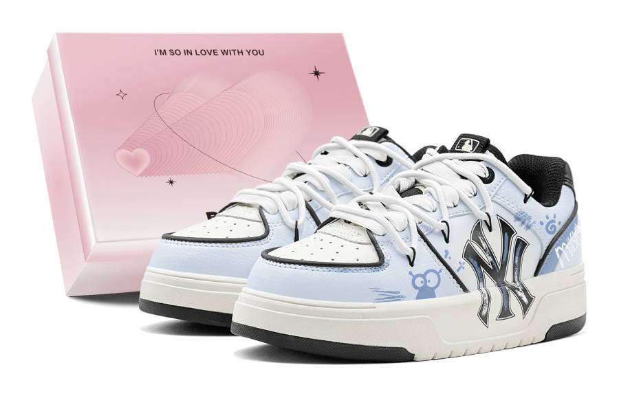 MLB MLB Chunky Liner Skateboard Shoes Unisex Low Top White
