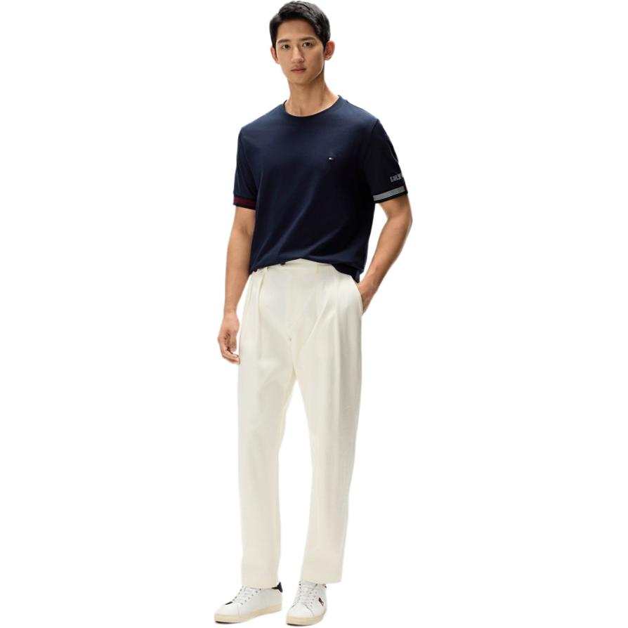 Tommy Hilfiger T Shirts Men's Crew Neck Moderate