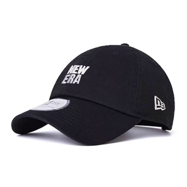 New Era Cotton Baseball Caps Unisex Black